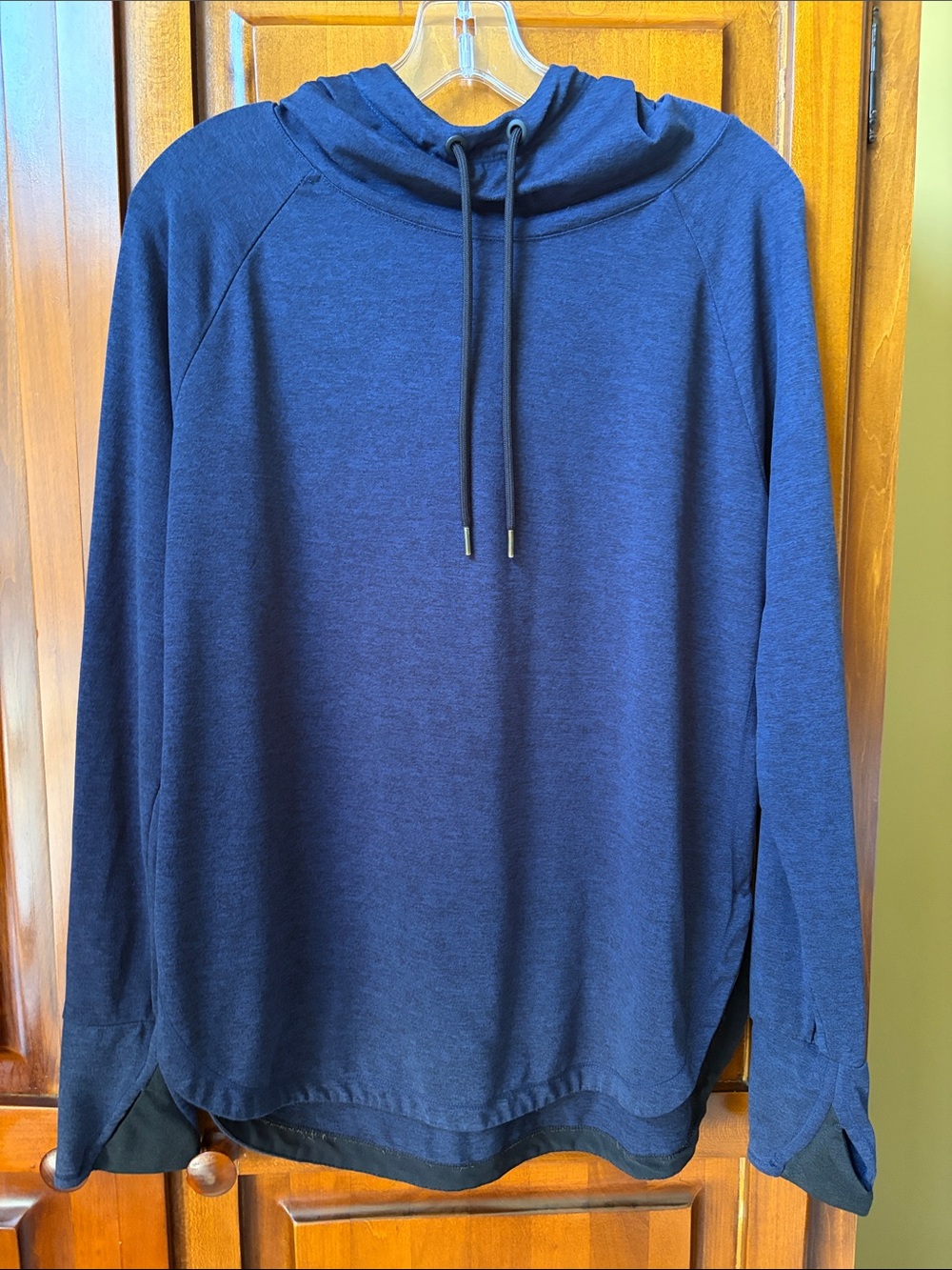 Blue/Black Tangerine Hooded Pullover